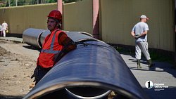 Капитальный ремонт коллектора в Златоусте идет по программе «Большой ремонт 74»