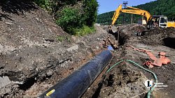 Капитальный ремонт коллектора в Златоусте идет по программе «Большой ремонт 74»