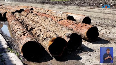 В Златоусте обновляют аварийный коллектор