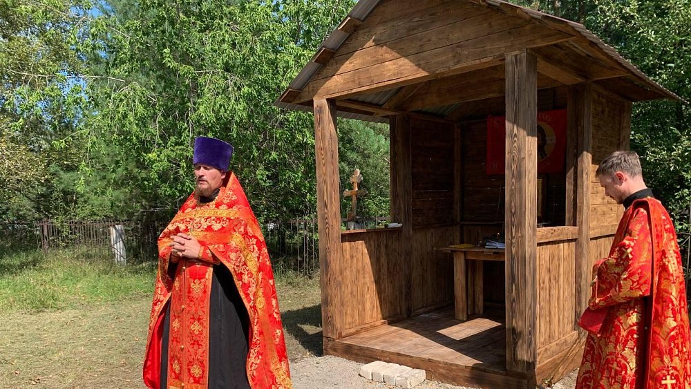 В Челябинской области установили часовню, построенную в зоне СВО