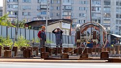 В Челябинск доставили тоннелепроходческий комплекс для строительства метротрама