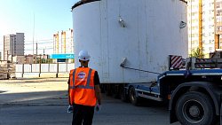 В Челябинск доставили тоннелепроходческий комплекс для строительства метротрама