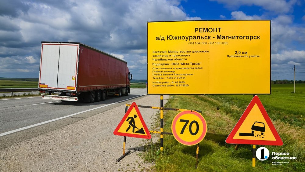 В Челябинской области с начала года отремонтировали 363 км дорог