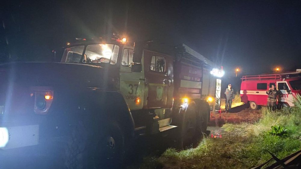 Два человека погибли при ночном пожаре в СНТ под Челябинском