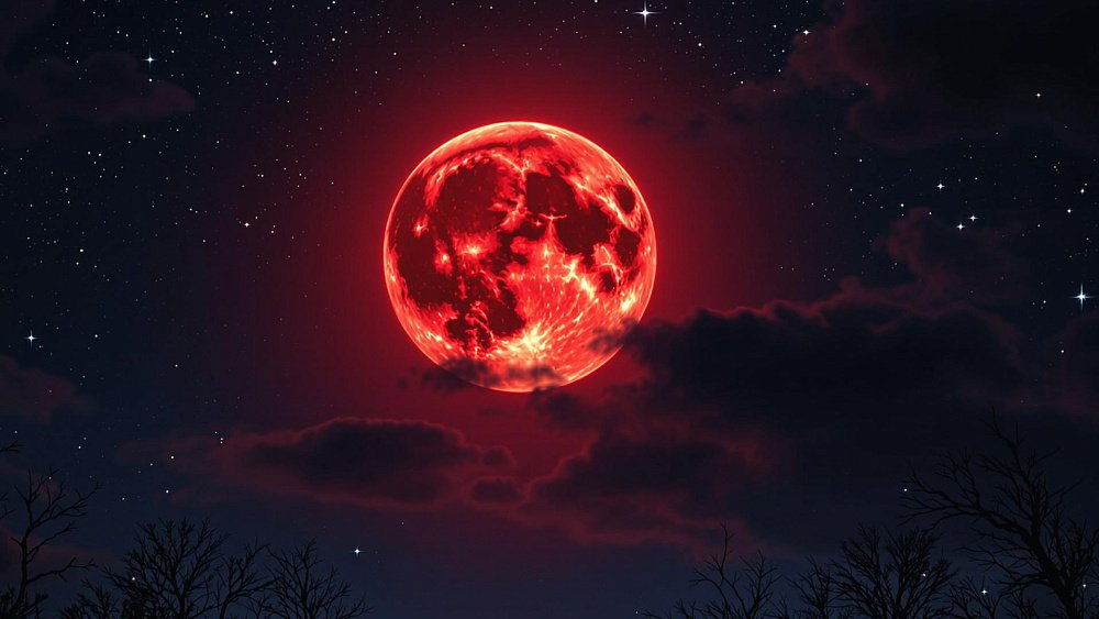 Кровавая луна появится в небе 7 сентября