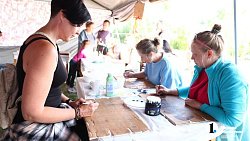 Впервые на ярмарке «На рудниках» прошли арт-вечорки