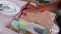 Впервые на ярмарке «На рудниках» прошли арт-вечорки