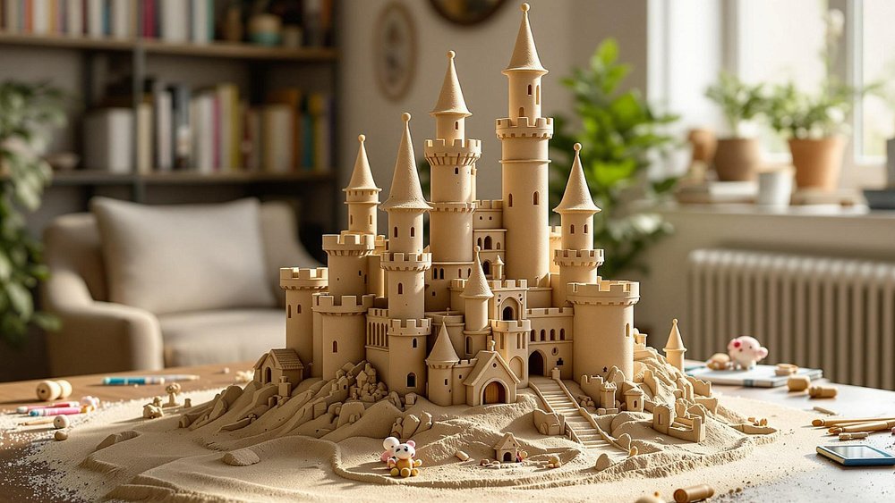 Кинетический песок избавляет от тревожности взрослых и детей