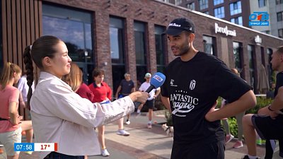 Необычная пробежка челябинцев в сюжете «Коферан»