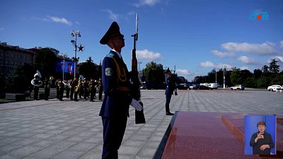 Алексей Текслер почтил память жертв ВОВ в Гомеле