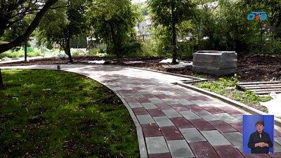В Златоусте полным ходом идет реконструкция парка Тищенко