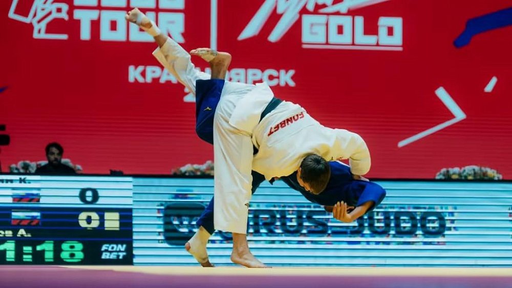 Челябинец Клим Калинин эффектно выиграл турнир Russian Judo Tour в Красноярске