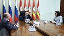 Алексей Текслер провел рабочую встречу с членом ЦИК России Людмилой Маркиной
