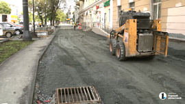 В Челябинске завершается благоустройство гостевого маршрута в Советском районе