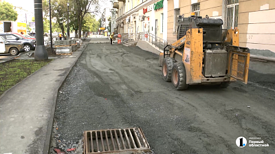 В Челябинске завершается благоустройство гостевого маршрута в Советском районе