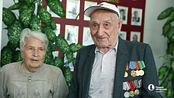 Челябинская пара с 68‑летним стажем получила знак «Семейное счастье» в юбилей района