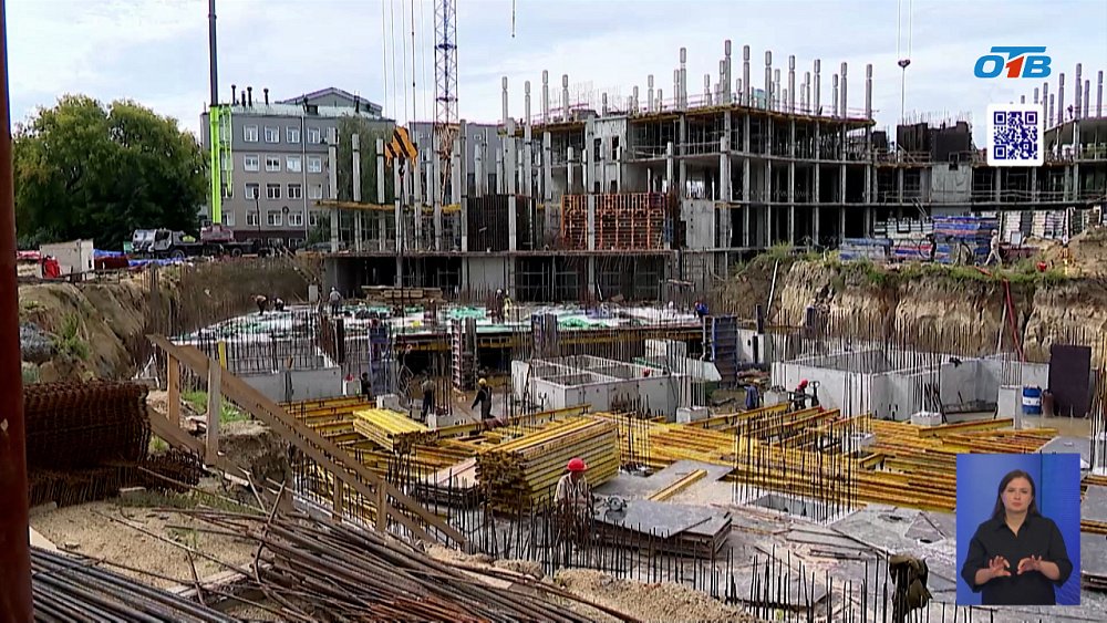 В Челябинске продолжается строительство детского хирургического корпуса
