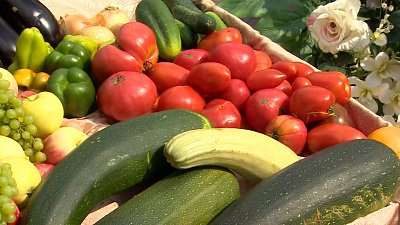 В парке Пушкина в Челябинске прошла выставка плодов и цветов