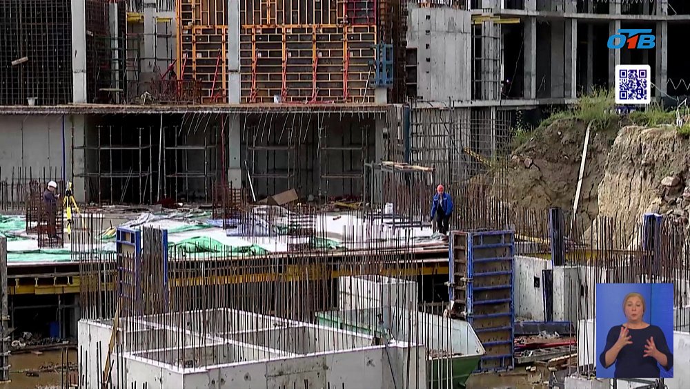 В Челябинске возводят передовой детский хирургический корпус