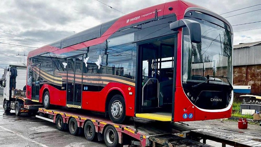 Челябинский троллейбус «Синара» отправился в Оренбург