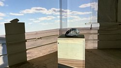 В челябинской водонапорке открыли выставку первого художника новой резиденции