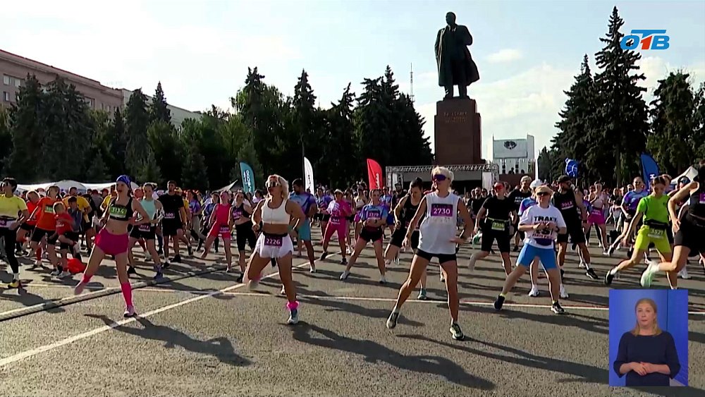 Челябинский марафон собрал любителей спорта