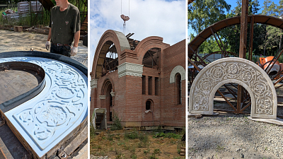 В челябинском монастыре запустили производство архитектурного декора