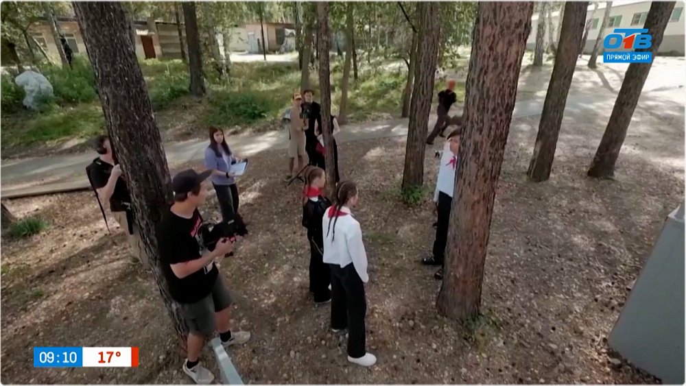 Съёмки подросткового сериала в «Прямом включении»