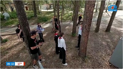 Съёмки подросткового сериала в «Прямом включении»