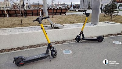 В Челябинской области ввели штрафы за неправильную парковку электросамокатов