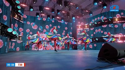 Артисты Детской хореографической студии «Урал» в сюжете «Форум в Москве»