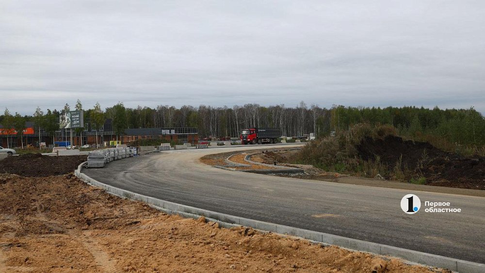 С октября жители поселка Западного поедут в центр Челябинска по новой дороге