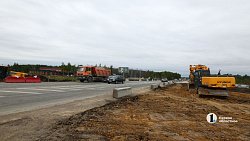 С октября жители поселка Западного поедут в центр Челябинска по новой дороге