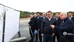 С октября жители поселка Западного поедут в центр Челябинска по новой дороге