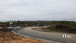 С октября жители поселка Западного поедут в центр Челябинска по новой дороге