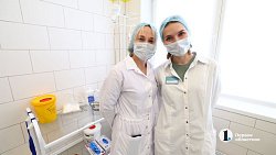 Алексей Текслер посетил расширенную поликлинику «Полимедика» в поселке Западном