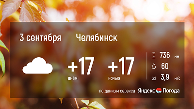 3 сентября в Челябинской области ожидаются дожди и грозы