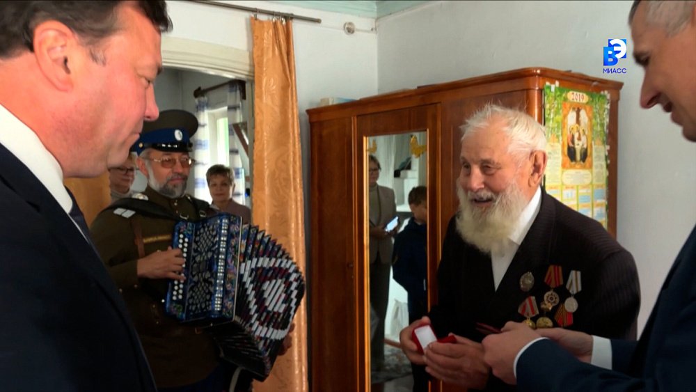 В Миассе ветеран ВОВ отметил вековой юбилей