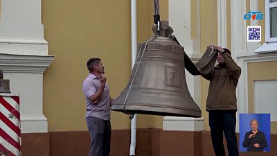 Свято-Никольскому в Верхнеуральске собору подарили новый колокол