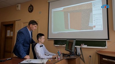 В Челябинске в гимназию № 100 завезли новое оборудование