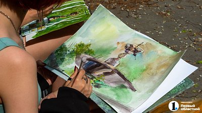 На Аркаиме стартовал первый в истории музея пленэр