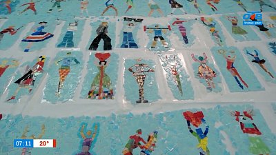 Собираем мозаику в сюжете «Панно ко Дню города»