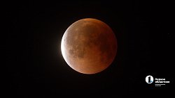 Челябинец заснял все фазы затмения «кровавой» луны 7 сентября