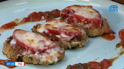 Баклажаны пармеджано меланзано в рубрике «Завтрак с шеф-поваром»