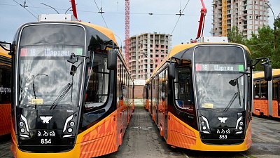 Екатеринбург получил семь новых трехсекционных трамваев УКВЗ
