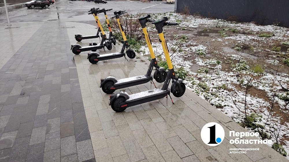 В Челябинске электросамокаты перейдут в режим паузы в ночные заморозки