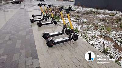В Челябинске электросамокаты перейдут в режим паузы в ночные заморозки