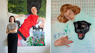 Картины челябинской художницы покажут на ярмарке современного искусства в Англии