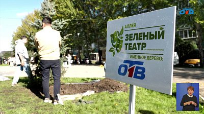 В Челябинске «Зеленый театр» организовал масштабную высадку деревьев