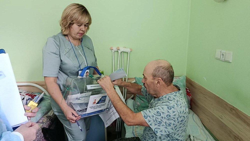 В Магнитогорске пациенты медсанчасти голосуют не выходя из палат